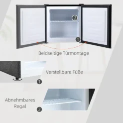HOMCOM Mini-Gefrierschrank 35 L Gefrierbox Elektrisch Freistehend Mini Gefriertruhe Minikühlschrank -14--24℃ 5-stufige Temperaturregelung -Smart Kitchen Store c639a14fe07185e3f552a21f21b80f1a