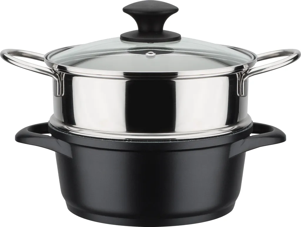 GSW Kochtopfset Gourmet Granit 10teilig, Induktion 4 GSW Kochtopfset Gourmet Granit 10teilig, Induktion – Bild 2