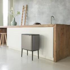 Brabantia Mülleimer Bo Touch Bin Platinum, 11 + 23 L -Smart Kitchen Store c7a3474cbd737d569d45e8c9a7473b0f