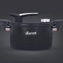 AMERCOOK Fresh Cooker Kochtopf Niederdrucktopf 24 Cm - Universal-Topf Für Alle Herdarten Kochtopf - Induktionsgeeigneter Kochtopf Energiespartopf - Kochtopf Vitaminschonend Schnellkochtopf Mit Ventil 21 AMERCOOK Fresh Cooker Kochtopf Niederdrucktopf 24 Cm - Universal-Topf Für Alle Herdarten Kochtopf - Induktionsgeeigneter Kochtopf Energiespartopf - Kochtopf Vitaminschonend Schnellkochtopf Mit Ventil -Smart Kitchen Store c8a050c4b352ed913e08bad97e96d0a3