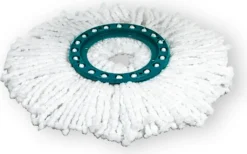 Leifheit Ersatzkopf Disc Mop Clean Twist COMBI DISC MOP MICROFIBRE Wischmopp Für Verschiedene Bodenbeläge