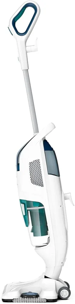 Rowenta Bodendampfreiniger Clean & Steam Revolution RY7757 | 2 In 1 Reingung | Verdampfer Für ätherische Öle | Alle Bodenarten | Anti-Kalk-Kartusche | Weiß/Blau -Smart Kitchen Store c8d71f958cab24e07ebaa6b4cf97d4c4