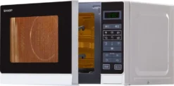 Sharp R-242 WW Solo Mikrowelle Weiss -Smart Kitchen Store c94ac0b6a27d913206eafb26abeb2b0c