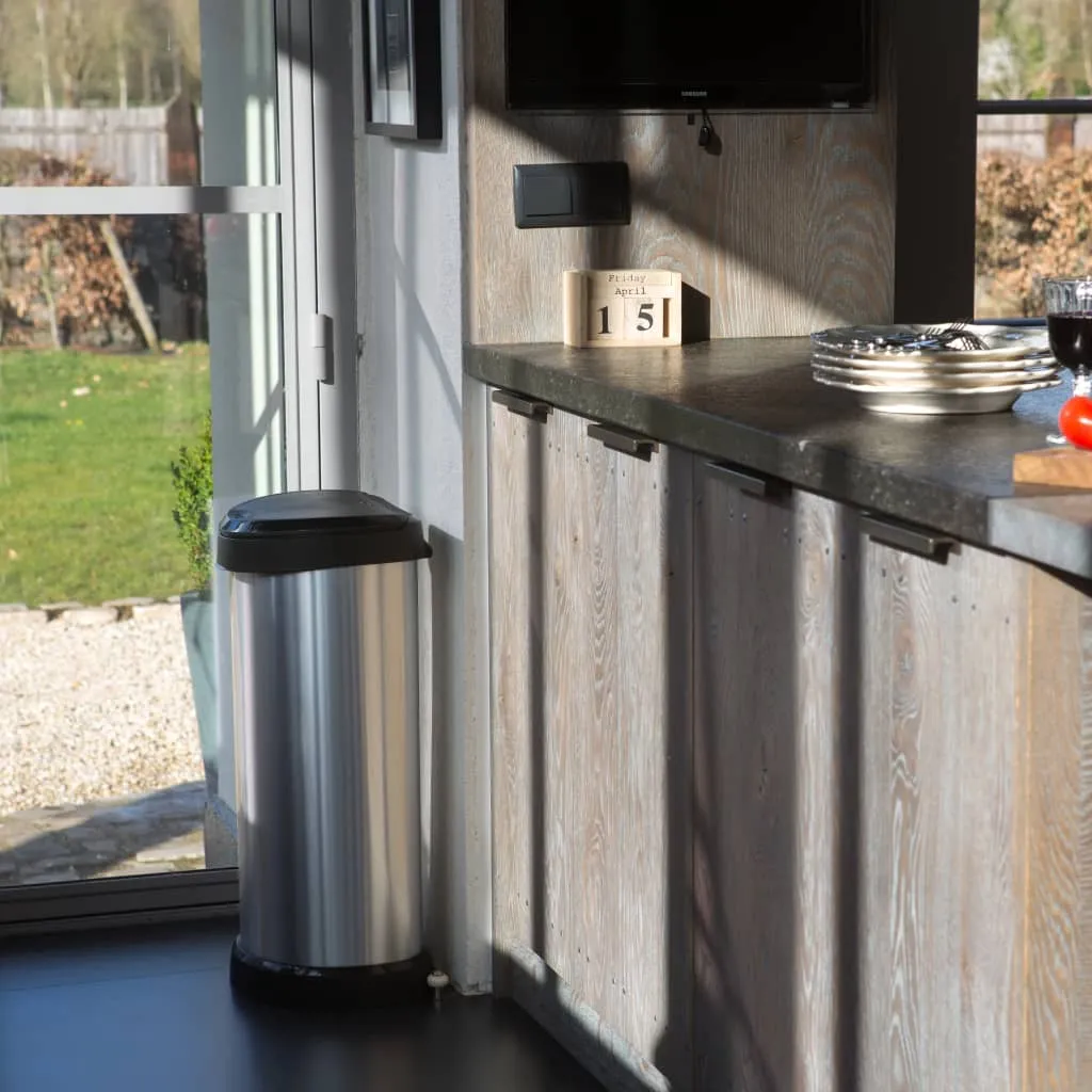 CURVER_DECOBIN Abfalleimer 40L Mit Drücker Silber Metallic_240641 4 CURVER_DECOBIN Abfalleimer 40L Mit Drücker Silber Metallic_240641 – Bild 2