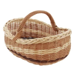 Einkaufskorb 'Farbenmix' Füllkorb Flechtkorb Natur Bügel Einkauf Flaschen -Smart Kitchen Store ca058751854afbee66d276428abe34f6