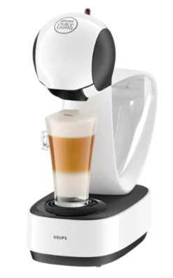 Krups KP170140/10 / YY3876FD Infinissima White Espressomaschine, Nescafe Dolce Gusto Kapseln, Kunststoffgehäuse, 1500 Watt, Abschaltautomatik