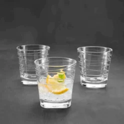 LEONARDO 019449 Vario Struttura Whiskybecher, Glas, 250 Ml, Klar (6 Stück) -Smart Kitchen Store caaf1bf0fcf1c097ce3780765c110045