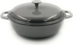 GSW Gusseisen Schmortopf Grey Shadow 30cm / 4,5 Ltr., Gusseisen, Schmortopf Mit Deckel ø Ca. 30 X H 9,0cm 11 GSW Gusseisen Schmortopf Grey Shadow 30cm / 4,5 Ltr., Gusseisen, Schmortopf Mit Deckel ø Ca. 30 X H 9,0cm -Smart Kitchen Store cb382a32414661e4c3b977f1e2939ce7
