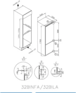 Haier HBB 177 TNF DE Kühl-Gefrierkombinationen - Weiß -Smart Kitchen Store cc1a4365fc2b0ca9b61f16ea84976a91