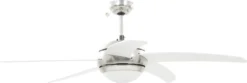 VidaXL Dekorativer Deckenventilator Mit Leuchtmittel 128 Cm Weiß -Smart Kitchen Store cc46c903a6b05fd67a4095109989d490