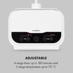 Klarstein ShirtButler Pro Automatischer Trockner Hosentrockner Hosenbügler , 2-in-1 System , 1200 Watt , Easy-Dry Technologie , Multi Size: S - XL , Thermal Safety System , 6-stufiger Timer: Bis 3 Stunden , Trocknungstemperatur: 30 - 70 °C , Bis Zu 2 Kg Maximalgewicht , LED-Kontrolllicht , Wechselbare Trocknungsaufsätze , Material: Oxford-Nylon , Weiß 16 Klarstein ShirtButler Pro Automatischer Trockner Hosentrockner Hosenbügler , 2-in-1 System , 1200 Watt , Easy-Dry Technologie , Multi Size: S - XL , Thermal Safety System , 6-stufiger Timer: Bis 3 Stunden , Trocknungstemperatur: 30 - 70 °C , Bis Zu 2 Kg Maximalgewicht , LED-Kontrolllicht , Wechselbare Trocknungsaufsätze , Material: Oxford-Nylon , Weiß -Smart Kitchen Store ccb0db761828f5450fc85acbe434bb7d