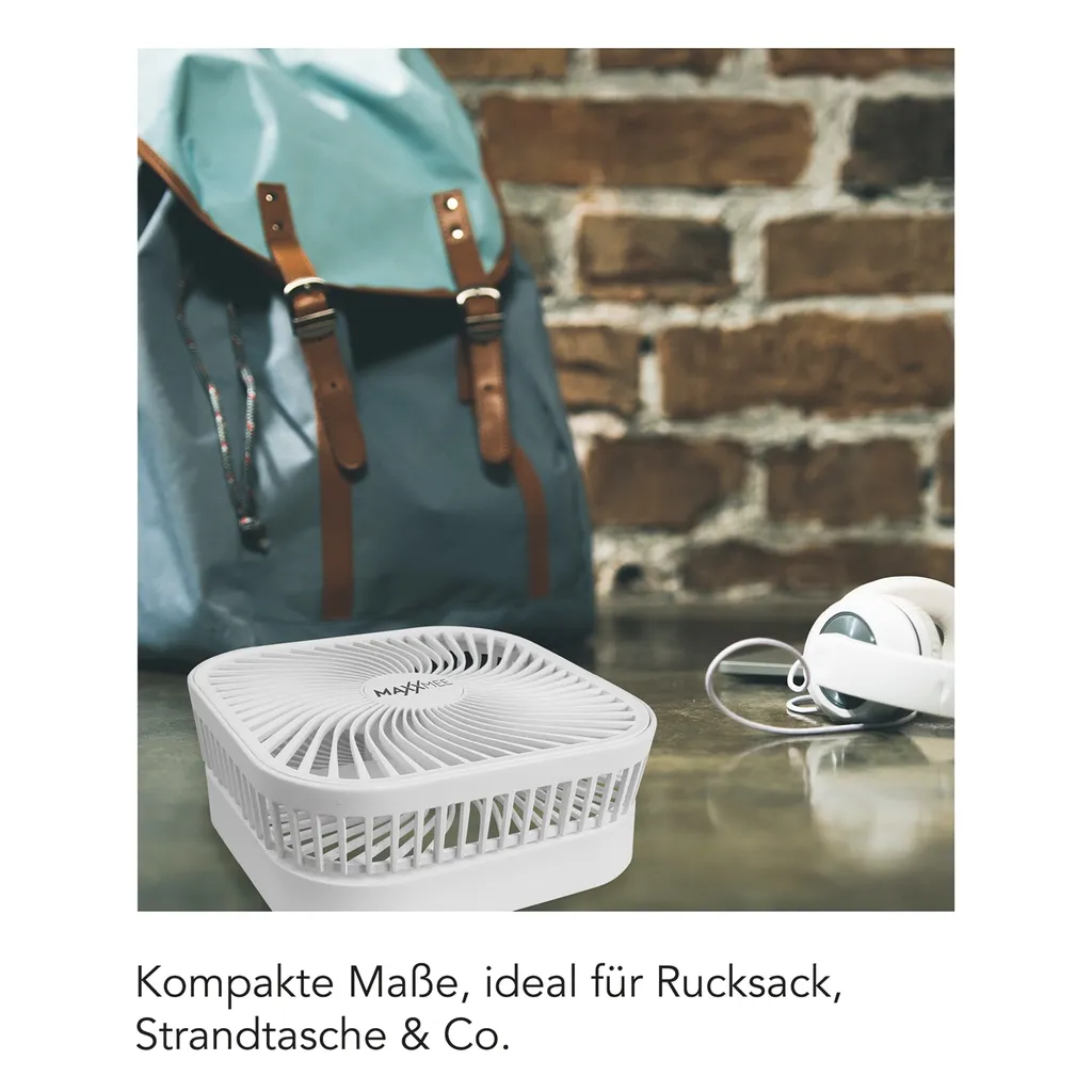 MAXXMEE Akku-Ventilator Klappbar - Für In- Und Outdoor - Weiß MAXXMEE Akku Ventilator Klappbar Outdoor Standventilator Windmaschine Luftkühler 11 MAXXMEE Akku-Ventilator Klappbar - Für In- Und Outdoor - Weiß MAXXMEE Akku Ventilator Klappbar Outdoor Standventilator Windmaschine Luftkühler – Bild 9
