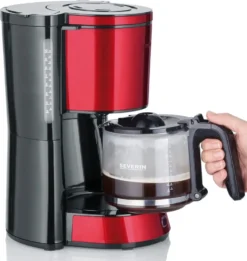 SEVERIN Kaffeemaschine KA 4817 TYPE 1.000 W Rot / Schwarz 22 SEVERIN Kaffeemaschine KA 4817 TYPE 1.000 W Rot / Schwarz -Smart Kitchen Store ce2495f7f39c52e3f9f0876504db6a29