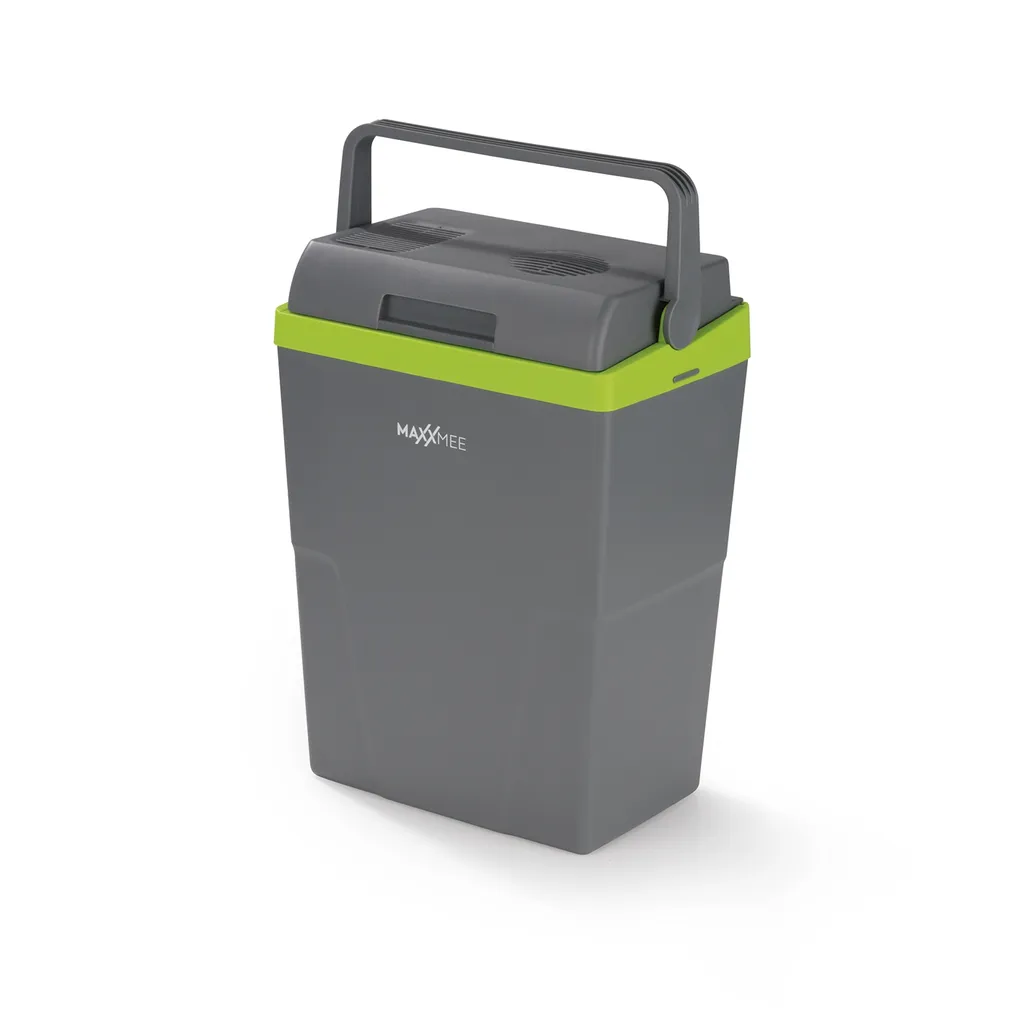 MAXXMEE Kühlbox - Wahlweise Via Netzkabel Oder KFZ-Anschluss - 22l Volumen - Grau/limegreen Kühlbox Camping Kühlschrank 22L Auto 12V 230V Thermobox Elektrisch Picknick Grau 6 MAXXMEE Kühlbox - Wahlweise Via Netzkabel Oder KFZ-Anschluss - 22l Volumen - Grau/limegreen Kühlbox Camping Kühlschrank 22L Auto 12V 230V Thermobox Elektrisch Picknick Grau – Bild 4