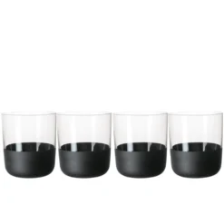 Villeroy & Boch Manufacture Rock Whiskybecher Glas Set 4-tlg. 250 Ml -Smart Kitchen Store ce5ad888975bd9e3bc7a1f23b9f06cbf