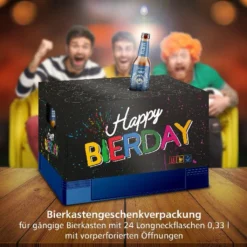 Itenga Bierkasten Geschenkverpackung Happy Bierday Hülle Zum Aufstecken Auf Bierkasten -Smart Kitchen Store ce6d04495758f6fcd43aa0ceed2d727a