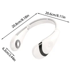 Hals Fan Halsventilator Leise USB Ventilator Hals Nackenventilator 4000mAh Hängender 3 Speed,Weiß 11 Hals Fan Halsventilator Leise USB Ventilator Hals Nackenventilator 4000mAh Hängender 3 Speed,Weiß -Smart Kitchen Store cf17afc4f4e30f8dead1e508e3df6e41