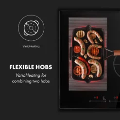 Delicatessa 77 Hybrid Einbaukochfeld Induktion 4 Zonen 7000W Glaskeramik -Smart Kitchen Store cfc9d564b5e6911cf8e599602ee671f5