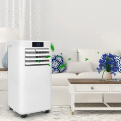 EINFEBEN Mobile Klimagerät Klimaanlage 9000BTU 4 In 1 Mit Abluftschlauch, Luftentfeuchter Ventilationsfunktion 24h-Timer Klimaanlagen -Smart Kitchen Store d0531e3796fa60f2c847d8b7690ce1f1