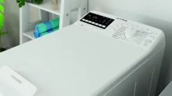 Privileg PWT E71253P N (DE) Toplader Waschmaschine / 7 Kg / 1152 UpM/Soft-Opening/Kurz 45‘/Startzeitvorwahl/Wolle-Programm/Wasserschutz/Bügelleicht-Option/Kindersicherung Weiß [ -Smart Kitchen Store d0dc566e43ac204608516525cdb138c8