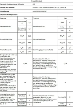 AEG - L9WEF80690 - Waschtrockner Mit Wärmepumpe - SensiDry - 9/6 Kg -Smart Kitchen Store d135880f42f7566718f94ca6e9eceee2