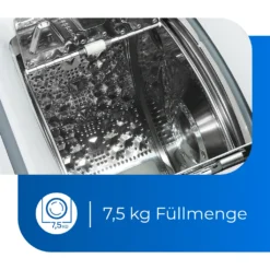 Exquisit Toplader Waschmaschine LTO1207-030C Weiss | 7,5 Kg Fassungsvermögen | Weiß -Smart Kitchen Store d137df6dcd0d5f005a773d259871a48d