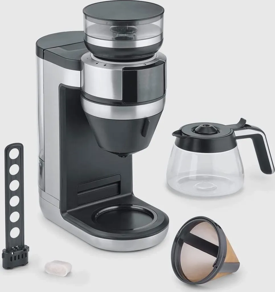SEVERIN FILKA Vollautomat Für Filterkaffee Mit Glaskanne KA 4850 Aus Edelstahl, Matt-schwarz Edelstahl-gebürstet 8 SEVERIN FILKA Vollautomat Für Filterkaffee Mit Glaskanne KA 4850 Aus Edelstahl, Matt-schwarz Edelstahl-gebürstet – Bild 6