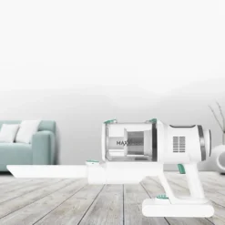 MAXXMEE Akku-Zyklon-Staubsauger Mit Schmutzgraderkennung - Weiß/grün Staubsauger Beutellos Sauger Akku Zyklon Bodenstaubsauger Kabellos Boden 60min 14 MAXXMEE Akku-Zyklon-Staubsauger Mit Schmutzgraderkennung - Weiß/grün Staubsauger Beutellos Sauger Akku Zyklon Bodenstaubsauger Kabellos Boden 60min -Smart Kitchen Store d1a45b034baea2f199c53f37c70256f6