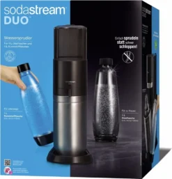 SodaStream DuoTitan Trinkwassersprudler, Inkl. 1x 1 Liter Glasflasche, 1x 1 Liter PET, 1 X Quick Connect Zylinder 28 SodaStream DuoTitan Trinkwassersprudler, Inkl. 1x 1 Liter Glasflasche, 1x 1 Liter PET, 1 X Quick Connect Zylinder -Smart Kitchen Store d248531d1b53410f795e5f51bdcf32c6