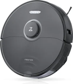 Roborock S8 Staubsauger Roboter 6000Pa Mit DuoRoller-Bürste VibraRise Wischen 3D-Mapping 3D-Strukturiertes Licht LiDAR Kindersicherung APP Control Saugroboter (Schwarz) (Upgrade S7)