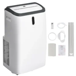 Merax 4in1 Mobile Klimagerät 12000 BTU Klimaanlage Mit Fernbedienung Und APP-Steuerung (WiFi), Klimaanlage Mit Ventilationsfunktion + Kühlen + 24h-Timer Für Räume Bis 100 M³[EEK A] -Smart Kitchen Store d54d2d1206f95f1d3fe46d66e6e21ef1