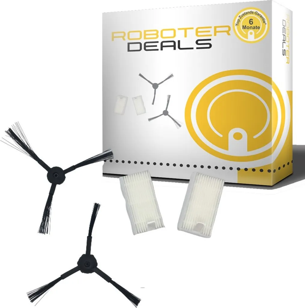 Roboter-Deals Zubehör Set Für Medion (2x Seitenbürsten & 2x Filter) 3 Roboter-Deals Zubehör Set Für Medion (2x Seitenbürsten & 2x Filter)