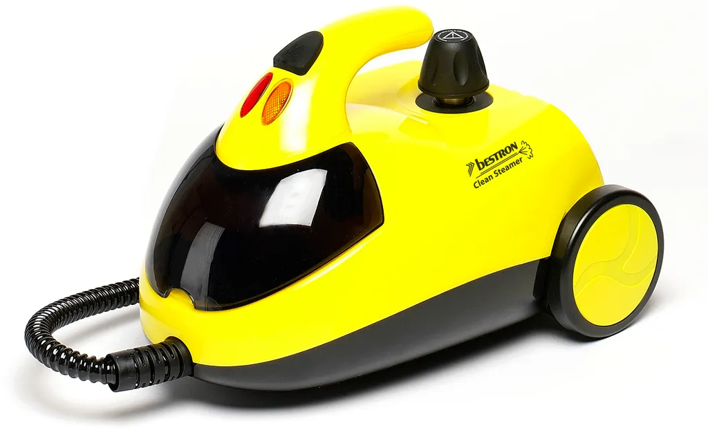 Bestron Dampfreiniger Mit 12-Teiligen Zubehör-Set, Inkl. Kindersicherung & 10m Aktionsradius, 4 Bar Dampfdruck, Kapazität: 1,5 L, Ideal Für Bäder Und Küchen, 1500 Watt, Farbe: Gelb 4 Bestron Dampfreiniger Mit 12-Teiligen Zubehör-Set, Inkl. Kindersicherung & 10m Aktionsradius, 4 Bar Dampfdruck, Kapazität: 1,5 L, Ideal Für Bäder Und Küchen, 1500 Watt, Farbe: Gelb – Bild 2
