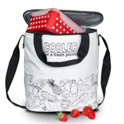 Kühltasche Weiß Tasche Kühlbox Thermo Picknicktasche Cooler Campingtasche -Smart Kitchen Store d61cb55a515e436df7388ff8aafa8e01