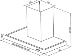 PKM Dunstabzugshaube Wandhaube Wandesse 8090GZ Touch Control Edelstahl 90cm 22 PKM Dunstabzugshaube Wandhaube Wandesse 8090GZ Touch Control Edelstahl 90cm -Smart Kitchen Store d6ccfab32a73b47b3a79c5eb8ffcbb39