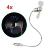 4x Hama USB Ventilator Mit Temperaturanzeige Laptop/ Notebook Zubehör Flexibel -Smart Kitchen Store d7a71effef10877d45196ca3ad4b7127