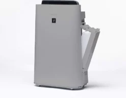 SHARP UA-HD50E-L Luftreiniger (mit Befeuchtungsfunktion, Verbesserung Der Luftqualität, Ideal Für Allergiker, Drei Stufen Filtersystem, HEPA-Filter, Räume Bis Zu 38 M²) Hellgrau [Energieklasse A] -Smart Kitchen Store d86a9091bcfe1a35da330b95d47cf2c7