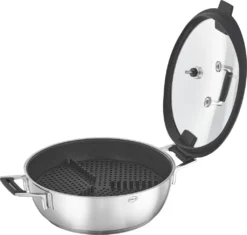 Rösle Schmorpfanne/Dampfgarer Mit Deckel Ø 28cm Silence Pro -Smart Kitchen Store d8ca241333bf5241d9630251a23c80eb