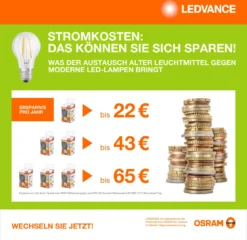 OSRAM LED Star Classic A200, Matte Filament LED-Lampe In Birnenform, E27 Sockel, Kaltweiß (4000K), 3452 Lumen, Ersatz Für Herkömmliche 200W-Glühbirnen, 1er-Pack -Smart Kitchen Store d90b3b659530570cdc797f1fe5404955