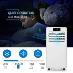 Lospitch Mobile Klimaanlage Klima Fernbedienung 4in1 9000 BTU Mit Wifi Klimageraet Timer Klimaanlagen -Smart Kitchen Store d9208d62ac8b3aeef08395fc0591c2ff 1