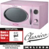 Melissa 16330125 CLASSICO Retro Pink Rosa 25 Liter Mikrowelle Mit Grill -Smart Kitchen Store d948acb494bb4da2d4830ae1a6fa0ec6