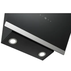 PKM Dunstabzugshaube Schräghaube Wandesse Metall Glas S33-60A+BTH 60cm Schwarz -Smart Kitchen Store d967aba6f1a17151a00774eb38a133bf