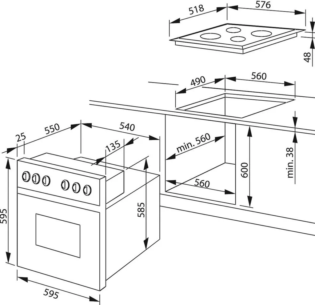 Amica - Set EHC 12516 E, 159755 5 Amica - Set EHC 12516 E, 159755 – Bild 3