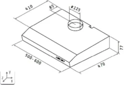Dunstabzugshaube / Unterbauhaube Respekta DH 520 IXL 50cm Weiß -Smart Kitchen Store db89db2ca99d4ef93b7490c07cfe5516 1