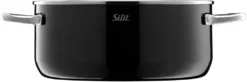Silit Elegance Line Kochtopf Groß, 24 Cm, Glasdeckel, Bratentopf 4,4l, Topf Induktion, Silargan Funktionskeramik -Smart Kitchen Store dbaa274176c7b8c355b0c61cd9d953be