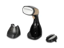 Swiss Pro Streamer Schwarz Dampfglätter 1100W-200ml Tragbares Handbügeleisen Für Reise & Zuhause