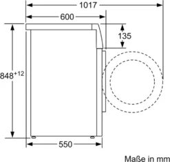 Siemens WM14N128 IQ300 Waschmaschine, 8 Kg, 1400 UpM, Outdoor-Programm Schonende Reinigung, SpeedPack L Beschleunigen Sie Ihre Programme, Nachlegefunktion -Smart Kitchen Store de00bb53fbde709803b4300d4e27bf32
