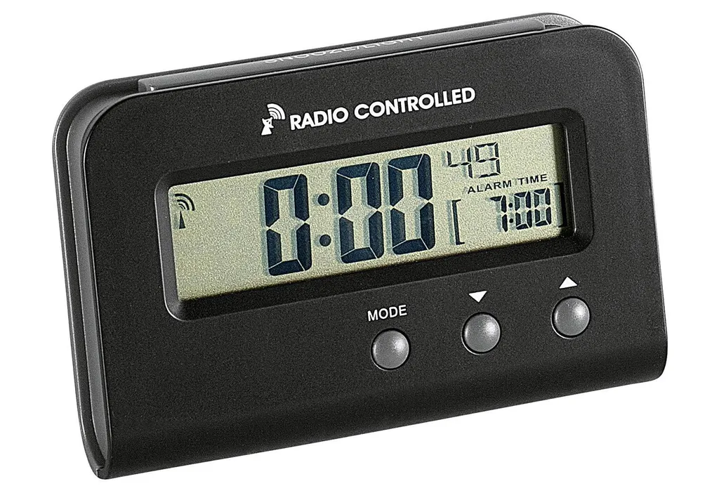TFA Dostmann TFA Funk-Wecker Batteriebetrieb Schwarz 3 TFA Dostmann TFA Funk-Wecker Batteriebetrieb Schwarz