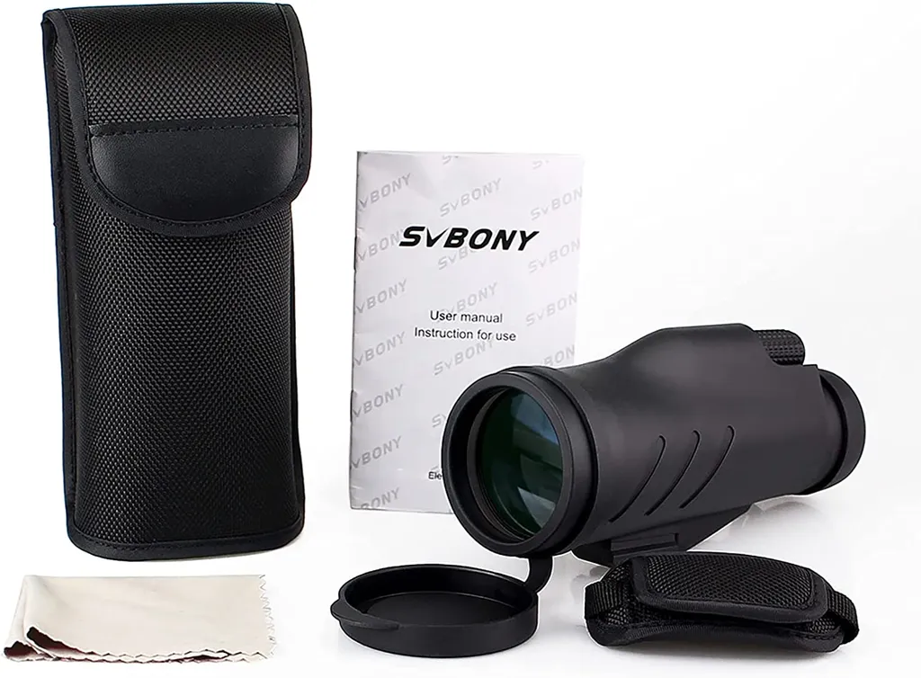 Svbony SV32 Tragbares Monokular, 12x50 Ultra HD Monokular, Bak-4 Prism Monokular Mit Handschlaufe, Teleskop Mit Schienenhalterung, Für Camping, Ballspiel 9 Svbony SV32 Tragbares Monokular, 12x50 Ultra HD Monokular, Bak-4 Prism Monokular Mit Handschlaufe, Teleskop Mit Schienenhalterung, Für Camping, Ballspiel – Bild 7