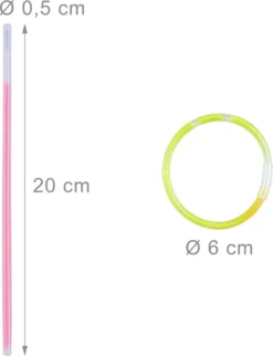 Relaxdays 100 X Knicklichter Mit Verbindern -Smart Kitchen Store dfe951ebecadbecce875811fefa9ad84 3